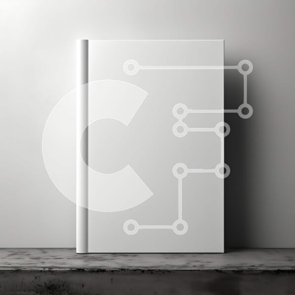 Intra Συλλεκτικό Ξύλινο Παζλ Plywood  4mm - Κενό λευκό βιβλίο σε τσιμεντένια επιφάνεια Σε Ξύλινο Κουτί - Διαστάσεις: 10x10 cm – 25 κομμάτια