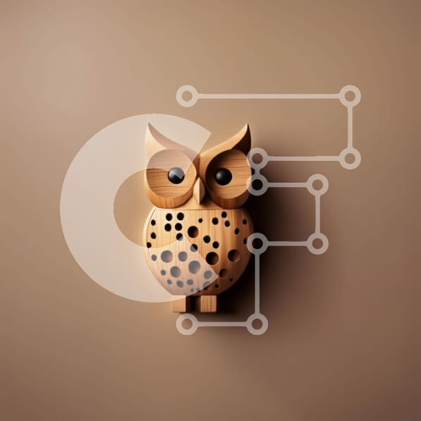 Intra Συλλεκτικό Ξύλινο Παζλ Plywood  4mm - Μοναδική ξύλινη κουκουβάγια με περίπλοκο σχέδιο - εικόνα αρχείου Σε Ξύλινο Κουτί - Διαστάσεις: 10x10 cm – 25 κομμάτια