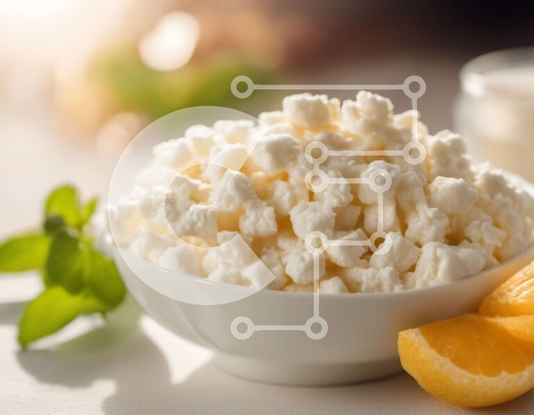 Σετ των 2 Intra Συλλεκτικό Ξύλινο Παζλ Plywood  4mm - Μπολ Τυρί Ρικότα με Φέτες Πορτοκάλι Σε Ξύλινο Κουτί - Διαστάσεις: 10x10 cm – 25 κομμάτια