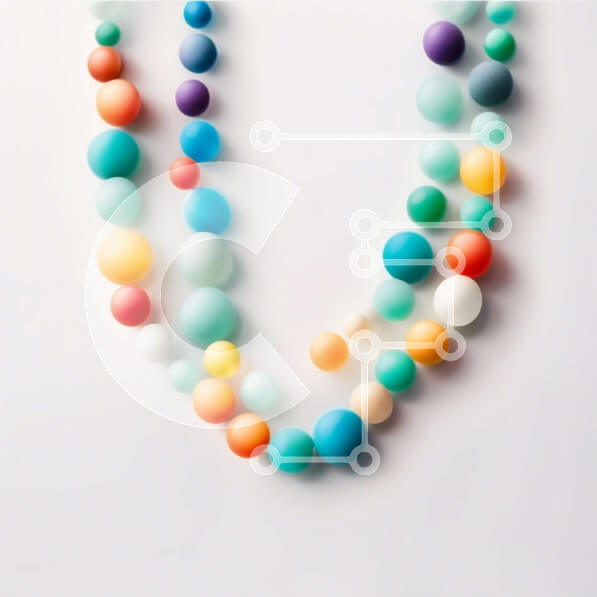 Intra Συλλεκτικό Ξύλινο Παζλ Plywood  4mm - Ζωντανή οθόνη μπαλονιών σε λευκό φόντο Σε Ξύλινο Κουτί - Διαστάσεις Puzzle: 10x10 cm – 25 κομμάτια