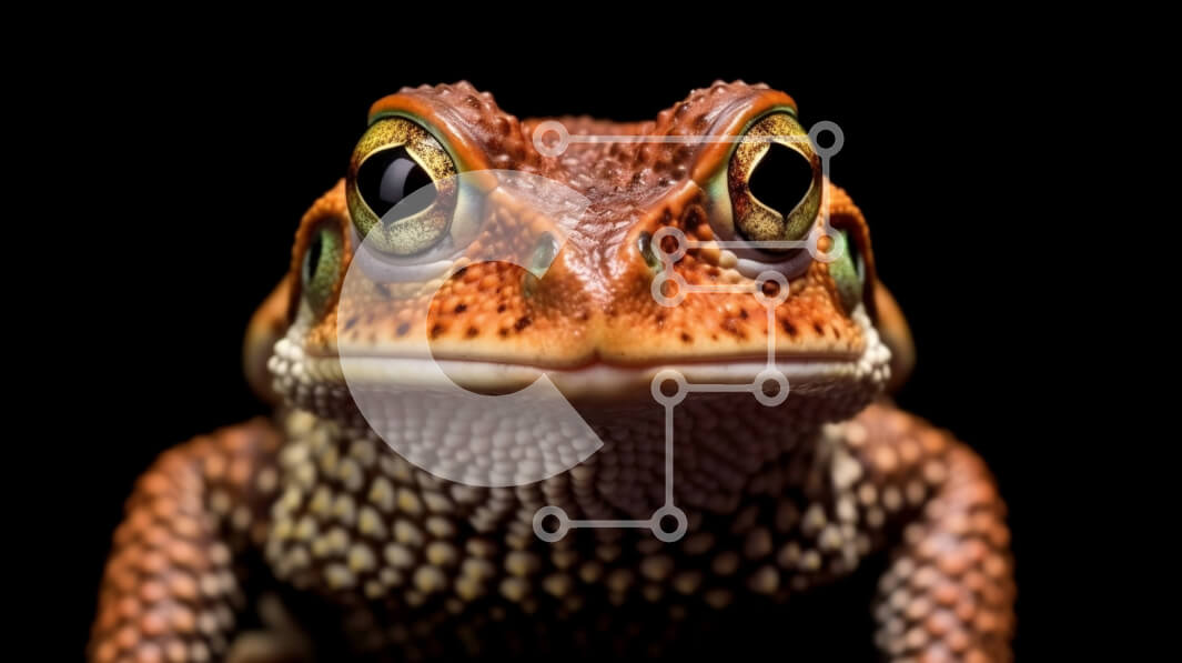 Σετ των 2 Intra Συλλεκτικό Ξύλινο Παζλ Plywood  4mm - Εκπληκτική κινηματογράφηση σε πρώτο πλάνο με κόκκινα μάτια δεντροβάτραχου σε μαύρο φόντο Σε Ξύλινο Κουτί - Διαστάσεις: 10x10 cm – 25 κομμάτια