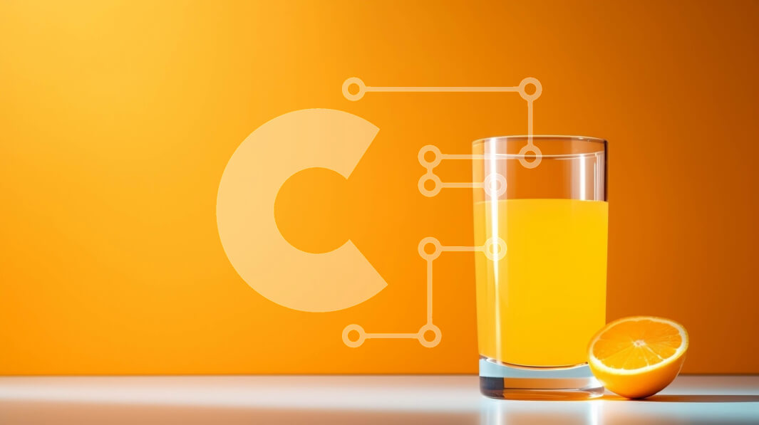 Σετ των 2 Intra Συλλεκτικό Ξύλινο Παζλ Plywood  4mm - Ποτήρι χυμό πορτοκαλιού σε πορτοκαλί φόντο Σε Ξύλινο Κουτί - Διαστάσεις: 10x10 cm – 25 κομμάτια