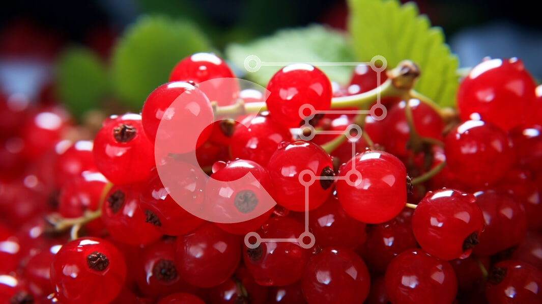 Intra Συλλεκτικό Ξύλινο Παζλ Plywood  4mm - Φρέσκα κόκκινα μούρα σε μαύρο φόντο Σε Ξύλινο Κουτί - Διαστάσεις: 10x10 cm – 25 κομμάτια