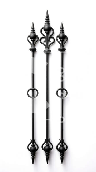 Intra Συλλεκτικό Ξύλινο Παζλ Plywood  4mm - Κομψή και εκλεπτυσμένη εικόνα των πυλών από σφυρήλατο σίδερο Σε Ξύλινο Κουτί - Διαστάσεις Puzzle: 10x10 cm – 25 κομμάτια