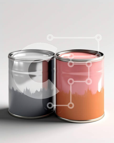 Intra Συλλεκτικό Ξύλινο Παζλ Plywood  4mm - Ζωντανά κουτιά μπογιάς σε λευκό φόντο Σε Ξύλινο Κουτί - Διαστάσεις: 10x10 cm – 25 κομμάτια