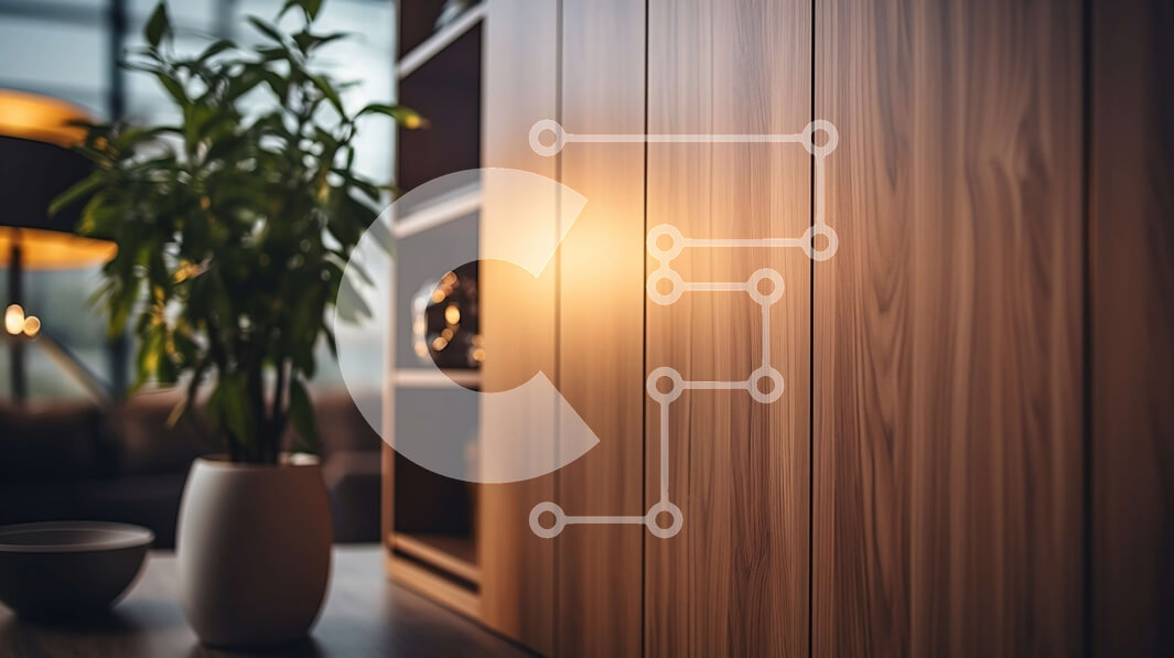 Intra Συλλεκτικό Ξύλινο Παζλ Plywood  4mm - Σαλόνι με ξύλινο τοίχο και φυσικό φως Σε Ξύλινο Κουτί - Διαστάσεις Puzzle: 10x10 cm – 25 κομμάτια