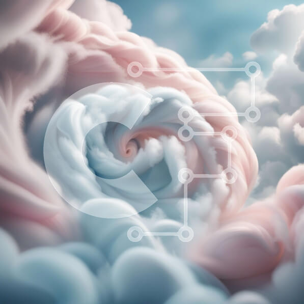 Intra Συλλεκτικό Ξύλινο Παζλ Plywood  4mm - Εκπληκτική εικόνα ενός ροζ και λευκού σύννεφου στον ουρανό Σε Ξύλινο Κουτί - Διαστάσεις: 10x10 cm – 25 κομμάτια