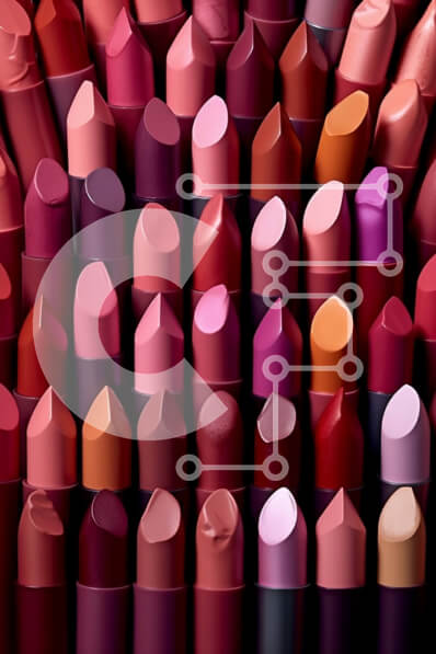 Intra Συλλεκτικό Ξύλινο Παζλ Plywood  4mm - Όμορφη διάταξη κραγιόν σε κύκλο Σε Ξύλινο Κουτί - Διαστάσεις Puzzle: 10x10 cm – 25 κομμάτια