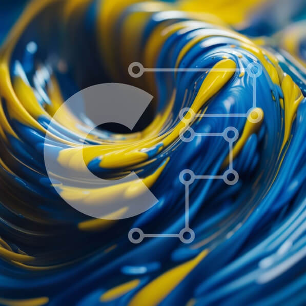 Intra Συλλεκτικό Ξύλινο Παζλ Plywood  4mm - Ζωντανή και ενεργητική αφηρημένη ζωγραφική Σε Ξύλινο Κουτί - Διαστάσεις Puzzle: 10x10 cm – 25 κομμάτια