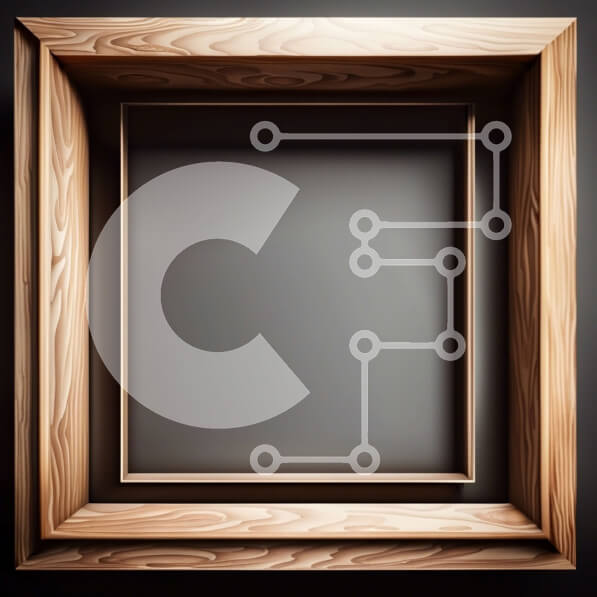 Intra Συλλεκτικό Ξύλινο Παζλ Plywood  4mm - Άδειος καμβάς σε ξύλινο πλαίσιο Σε Ξύλινο Κουτί - Διαστάσεις Puzzle: 10x10 cm – 25 κομμάτια