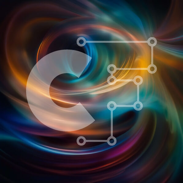 Intra Συλλεκτικό Ξύλινο Παζλ Plywood  4mm - Σαγηνευτική εικόνα μιας πολύχρωμης περιστρεφόμενης δίνης Σε Ξύλινο Κουτί - Διαστάσεις Puzzle: 10x10 cm – 25 κομμάτια