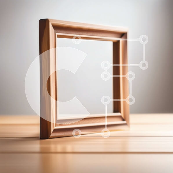 Intra Συλλεκτικό Ξύλινο Παζλ Plywood  4mm - Απλή και κομψή ξύλινη κορνίζα σε ξύλινο τραπέζι Σε Ξύλινο Κουτί - Διαστάσεις Puzzle: 10x10 cm – 25 κομμάτια