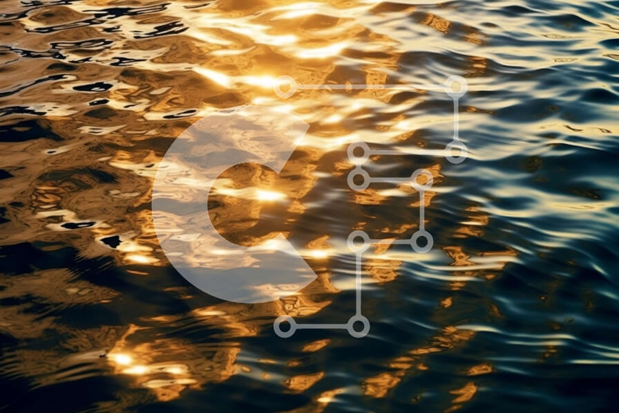 Intra Συλλεκτικό Ξύλινο Παζλ Plywood  4mm - Εκπληκτική εικόνα ενός ηλιοβασιλέματος πάνω από τον ωκεανό με χρυσό φως Σε Ξύλινο Κουτί - Διαστάσεις: 10x10 cm – 25 κομμάτια