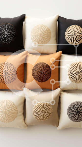 Intra Συλλεκτικό Ξύλινο Παζλ Plywood  4mm - Κομψό και ευέλικτο σετ διακοσμητικών μαξιλαριών Σε Ξύλινο Κουτί - Διαστάσεις Puzzle: 10x10 cm – 25 κομμάτια