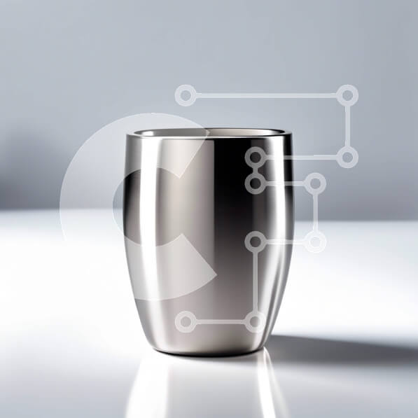 Intra Συλλεκτικό Ξύλινο Παζλ Plywood  4mm - Κομψό και μοντέρνο ποτήρι από ανοξείδωτο ατσάλι Σε Ξύλινο Κουτί - Διαστάσεις: 10x10 cm – 25 κομμάτια