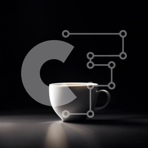 Intra Συλλεκτικό Ξύλινο Παζλ Plywood  4mm - Μινιμαλιστική φωτογραφία φλιτζάνι καφέ Σε Ξύλινο Κουτί - Διαστάσεις: 10x10 cm – 25 κομμάτια