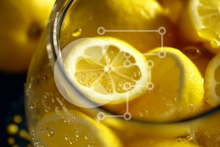 Σετ των 2 Intra Συλλεκτικό Ξύλινο Παζλ Plywood  4mm - Δροσιστικό ποτήρι νερό με λεμόνι Σε Ξύλινο Κουτί - Διαστάσεις: 10x10 cm – 25 κομμάτια