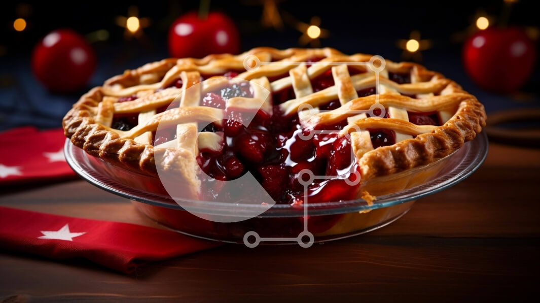 Σετ των 2 Intra Συλλεκτικό Ξύλινο Παζλ Plywood  4mm - Cranberry Pie με Χριστουγεννιάτικα Φωτάκια Σε Ξύλινο Κουτί - Διαστάσεις: 10x10 cm – 25 κομμάτια