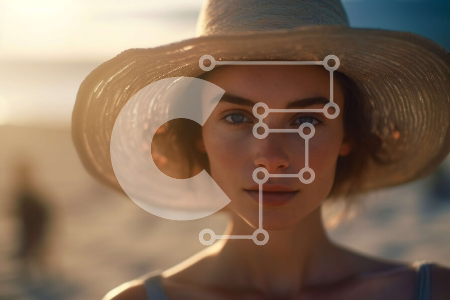 Intra Συλλεκτικό Ξύλινο Παζλ Plywood  4mm - Όμορφη εικόνα μιας γυναίκας στην παραλία στο ηλιοβασίλεμα Σε Ξύλινο Κουτί - Διαστάσεις Puzzle: 10x10 cm – 25 κομμάτια