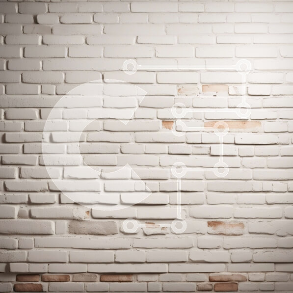 Intra Συλλεκτικό Ξύλινο Παζλ Plywood  4mm - Υφή ενός ξεπερασμένου λευκού τοίχου από τούβλα Σε Ξύλινο Κουτί - Διαστάσεις Puzzle: 10x10 cm – 25 κομμάτια