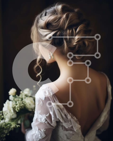 Intra Συλλεκτικό Ξύλινο Παζλ Plywood  4mm - Εκπληκτική φωτογραφία μιας νύφης με λευκό νυφικό Σε Ξύλινο Κουτί - Διαστάσεις Puzzle: 10x10 cm – 25 κομμάτια