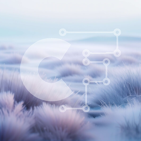 Intra Συλλεκτικό Ξύλινο Παζλ Plywood  4mm - Όμορφη εικόνα ενός παγωμένου χωραφιού με ψηλά χόρτα Σε Ξύλινο Κουτί - Διαστάσεις: 10x10 cm – 25 κομμάτια