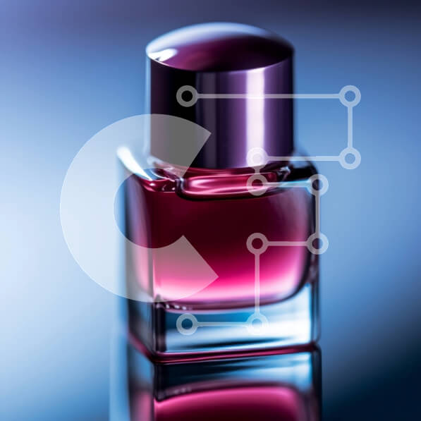 Σετ των 2 Intra Συλλεκτικό Ξύλινο Παζλ Plywood  4mm - Κομψό προϊόν ομορφιάς σε κομψό γυάλινο μπουκάλι Σε Ξύλινο Κουτί - Διαστάσεις: 10x10 cm – 25 κομμάτια