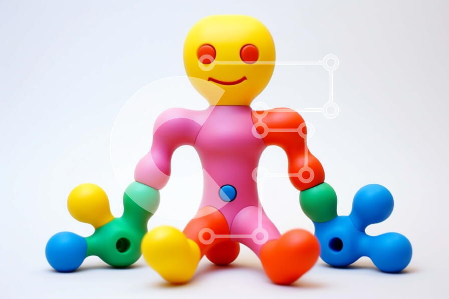 Intra Συλλεκτικό Ξύλινο Παζλ Plywood  4mm - Πολύχρωμο παιχνίδι που κάθεται κάτω Σε Ξύλινο Κουτί - Διαστάσεις: 10x10 cm – 25 κομμάτια