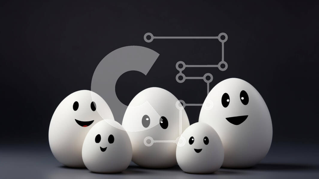 Intra Συλλεκτικό Ξύλινο Παζλ Plywood  4mm - Λευκά αυγά με χαμόγελα - Ευτυχισμένες στιγμές Σε Ξύλινο Κουτί - Διαστάσεις Puzzle: 10x10 cm – 25 κομμάτια