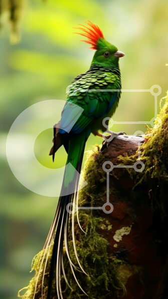 Σετ των 2 Intra Συλλεκτικό Ξύλινο Παζλ Plywood  4mm - Ζωντανός παπαγάλος στην καρδιά της ζούγκλας Σε Ξύλινο Κουτί - Διαστάσεις: 10x10 cm – 25 κομμάτια