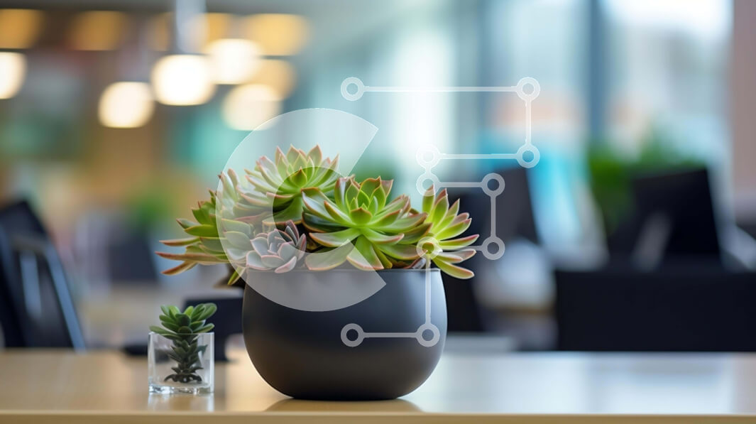 Intra Συλλεκτικό Ξύλινο Παζλ Plywood  4mm - Εσωτερική γλάστρα και γυάλινα σκεύη στο δωμάτιο Σε Ξύλινο Κουτί - Διαστάσεις Puzzle: 10x10 cm – 25 κομμάτια