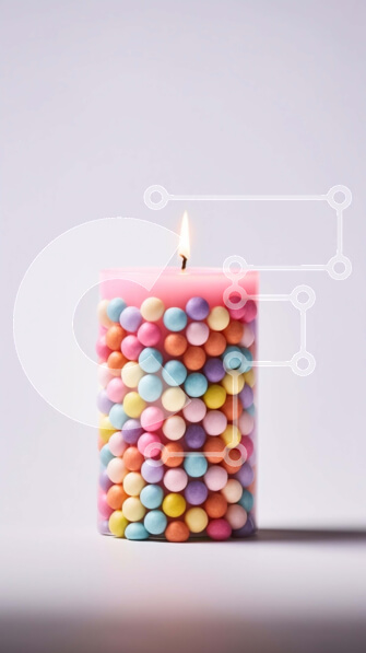 Intra Συλλεκτικό Ξύλινο Παζλ Plywood  4mm - Ζωηρόχρωμο κερί με ψεκάζει - όμορφη φωτογραφία στοκ Σε Ξύλινο Κουτί - Διαστάσεις: 10x10 cm – 25 κομμάτια