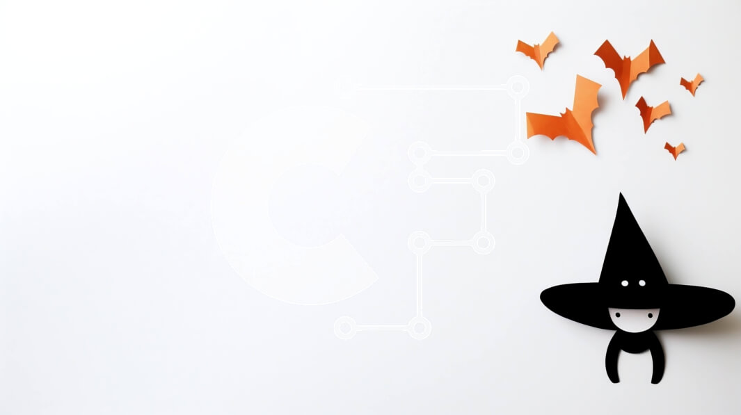 Intra Συλλεκτικό Ξύλινο Παζλ Plywood  4mm - Μάγισσα Origami με νυχτερίδες που πετούν στον αέρα Σε Ξύλινο Κουτί - Διαστάσεις Puzzle: 10x10 cm – 25 κομμάτια