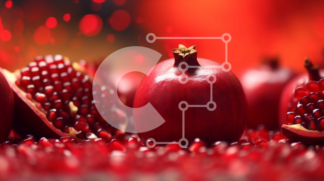 Σετ των 2 Intra Συλλεκτικό Ξύλινο Παζλ Plywood  4mm - Ζωντανά ρόδια σε κόκκινο φόντο Σε Ξύλινο Κουτί - Διαστάσεις: 10x10 cm – 25 κομμάτια