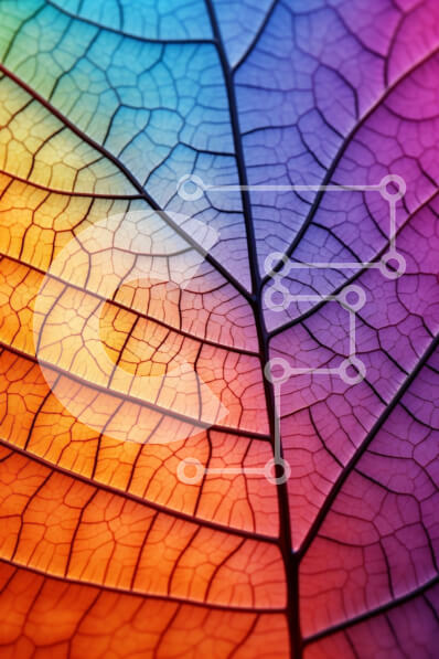 Σετ των 2 Intra Συλλεκτικό Ξύλινο Παζλ Plywood  4mm - Όμορφη εικόνα ενός πολύχρωμου φύλλου με περίπλοκα μοτίβα Σε Ξύλινο Κουτί - Διαστάσεις: 10x10 cm – 25 κομμάτια