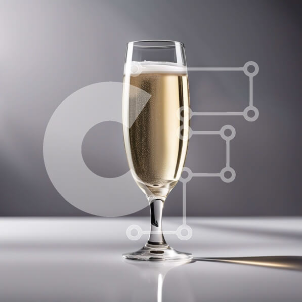 Σετ των 2 Intra Συλλεκτικό Ξύλινο Παζλ Plywood  4mm - Εκπληκτική εικόνα ενός ποτηριού σαμπάνιας σε ένα τραπέζι Σε Ξύλινο Κουτί - Διαστάσεις: 10x10 cm – 25 κομμάτια