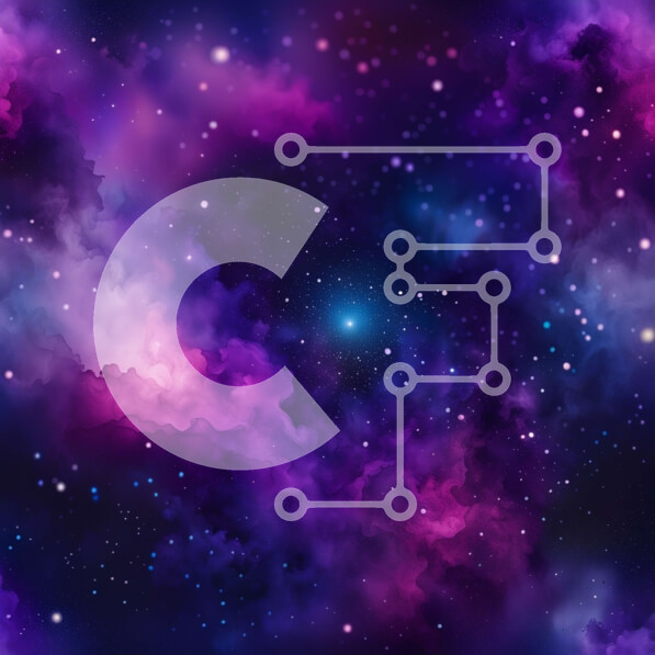 Intra Συλλεκτικό Ξύλινο Παζλ Plywood  4mm - Εκπληκτική εικόνα ενός πολύχρωμου νεφελώματος με αστέρια Σε Ξύλινο Κουτί - Διαστάσεις Puzzle: 10x10 cm – 25 κομμάτια