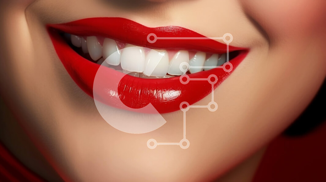 Intra Συλλεκτικό Ξύλινο Παζλ Plywood  4mm - Εκπληκτική φωτογραφία ομορφιάς: Γυναίκα που φορά κόκκινο φόρεμα και κόκκινο κραγιόν Σε Ξύλινο Κουτί - Διαστάσεις Puzzle: 10x10 cm – 25 κομμάτια