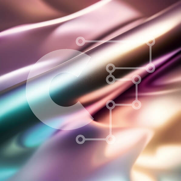 Intra Συλλεκτικό Ξύλινο Παζλ Plywood  4mm - Ζωντανό και ανακλαστικό φόντο υφάσματος σε ροζ, μωβ και μπλε Σε Ξύλινο Κουτί - Διαστάσεις Puzzle: 10x10 cm – 25 κομμάτια