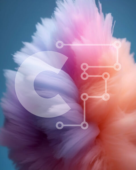 Σετ των 2 Intra Συλλεκτικό Ξύλινο Παζλ Plywood  4mm - Όμορφη εικόνα του πολύχρωμου χνουδωτού σύννεφου στον μπλε ουρανό Σε Ξύλινο Κουτί - Διαστάσεις: 10x10 cm – 25 κομμάτια