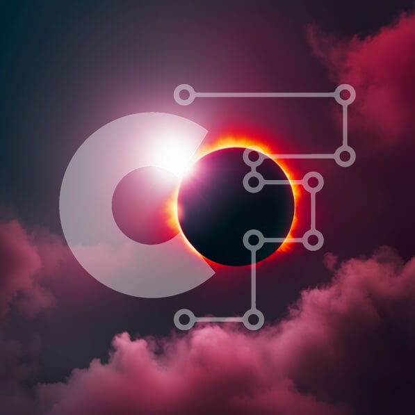 Intra Συλλεκτικό Ξύλινο Παζλ Plywood  4mm - Εκπληκτική εικόνα μιας έκλειψης ηλίου στο ηλιοβασίλεμα Σε Ξύλινο Κουτί - Διαστάσεις: 10x10 cm – 25 κομμάτια