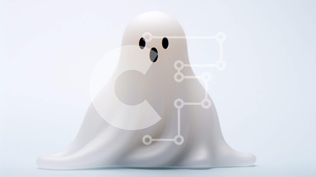 Intra Συλλεκτικό Ξύλινο Παζλ Plywood  4mm - Λευκό ειδώλιο φάντασμα σε υπόλευκο φόντο Σε Ξύλινο Κουτί - Διαστάσεις Puzzle: 10x10 cm – 25 κομμάτια