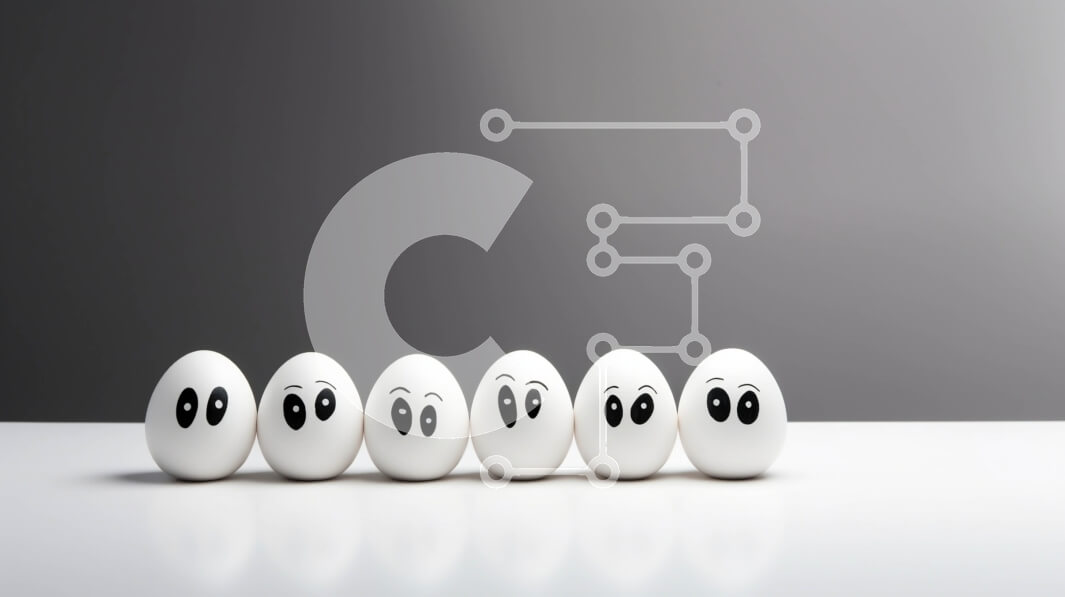 Intra Συλλεκτικό Ξύλινο Παζλ Plywood  4mm - Σειρά λευκών αυγών με μαύρα μάτια Σε Ξύλινο Κουτί - Διαστάσεις Puzzle: 10x10 cm – 25 κομμάτια