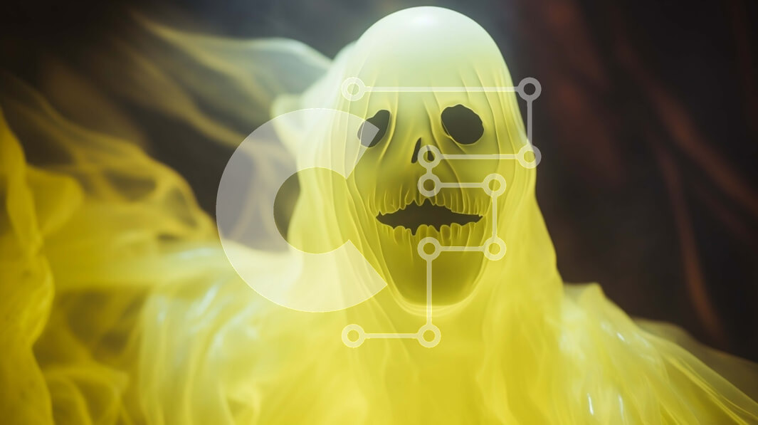 Intra Συλλεκτικό Ξύλινο Παζλ Plywood  4mm - Yellow Ghost in Smoke Σε Ξύλινο Κουτί - Διαστάσεις Puzzle: 10x10 cm – 25 κομμάτια