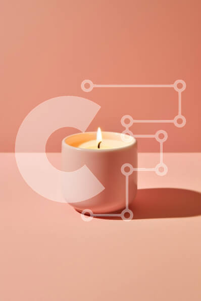 Intra Συλλεκτικό Ξύλινο Παζλ Plywood  4mm - Ροζ κερί σε εικόνα φόντου ροζ επιφάνειας Σε Ξύλινο Κουτί - Διαστάσεις Puzzle: 10x10 cm – 25 κομμάτια