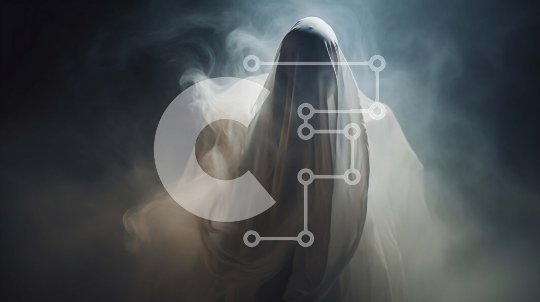 Intra Συλλεκτικό Ξύλινο Παζλ Plywood  4mm - Ghostly Figure in the Dark with Smoke Σε Ξύλινο Κουτί - Διαστάσεις Puzzle: 10x10 cm – 25 κομμάτια