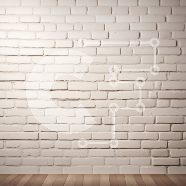 Intra Συλλεκτικό Ξύλινο Παζλ Plywood  4mm - Κομψός λευκός τοίχος από τούβλα με ξύλινο πάτωμα - Εικόνα εσωτερικού σχεδιασμού Σε Ξύλινο Κουτί - Διαστάσεις Puzzle: 10x10 cm – 25 κομμάτια