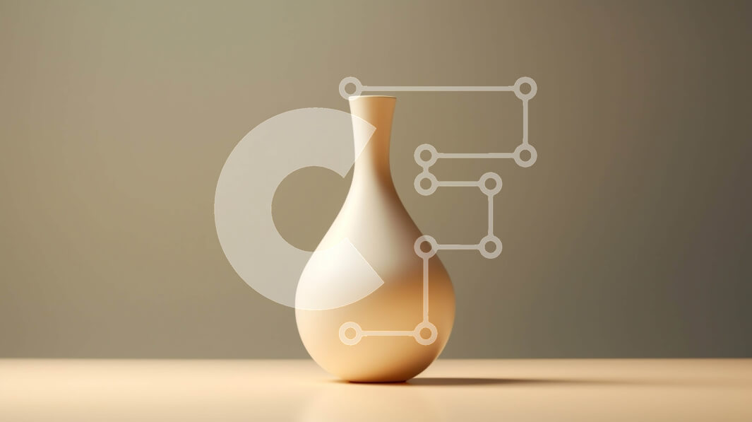 Intra Συλλεκτικό Ξύλινο Παζλ Plywood  4mm - Λευκό βάζο σε ξύλινο τραπέζι Σε Ξύλινο Κουτί - Διαστάσεις Puzzle: 10x10 cm – 25 κομμάτια