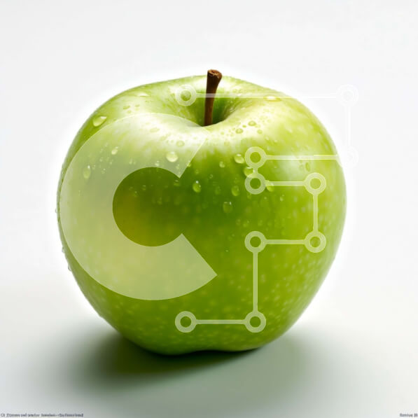 Σετ των 2 Intra Συλλεκτικό Ξύλινο Παζλ Plywood  4mm - Δροσιστικό πράσινο μήλο με σταγονίδια νερού Σε Ξύλινο Κουτί - Διαστάσεις: 10x10 cm – 25 κομμάτια