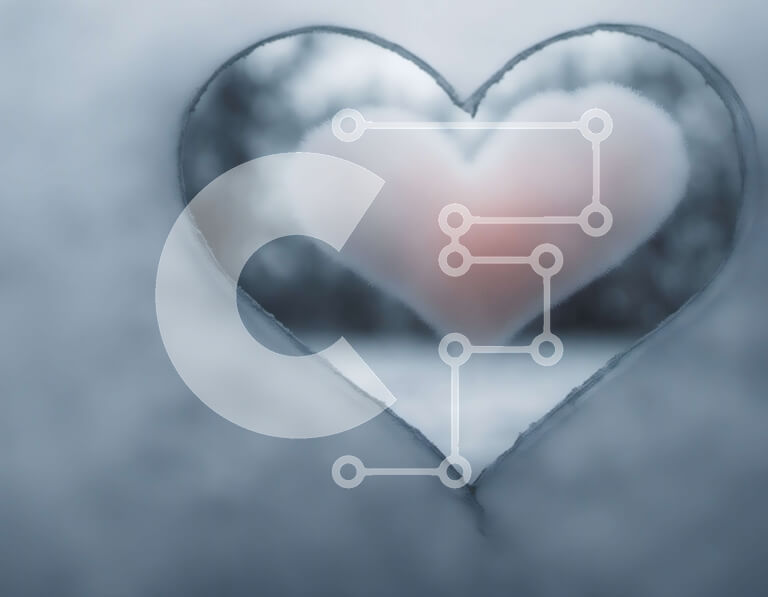 Intra Συλλεκτικό Ξύλινο Παζλ Plywood  4mm - Τρύπα σε σχήμα καρδιάς στο χιόνι Σε Ξύλινο Κουτί - Διαστάσεις: 10x10 cm – 25 κομμάτια